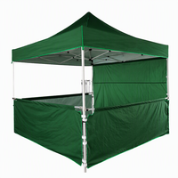 Outdoor Indoor Oxford-Stoff Robustes Vordach 3x3 Wasserdicht Windbeständig Faltbar Doppelschichtig Tragbar für Ausstellungen Messen