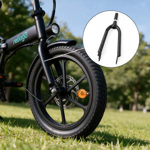 Garfo Dianteiro de Aço Reliago 16 Polegadas para Bicicleta Elétrica Hitway BK5 com Freio a Disco e Espaçamento de 10cm – Componente de Reposição - Product Image 4