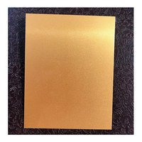 Tôle métallique imprimable de haute qualité de 0.45mm feuille d'aluminium vierge de sublimation blanc/or/argent 20x30cm