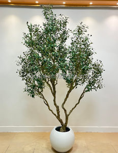 Árboles de olivo artificiales grandes decorativos de plástico de tamaños personalizados - Product Image 4