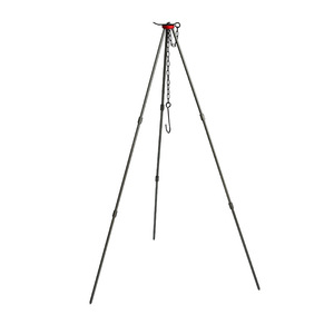 Outdoor Campfire Stand Tripod Hanging Pot Aluminum Portable Firewood Burner For Camping - Product Image 5