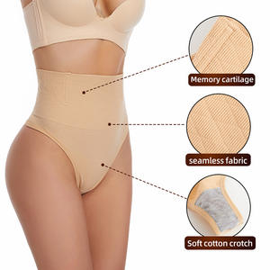 Al por mayor: Fajas moldeadoras de cintura alta para mujer, tipo tanga y G-string, con control de abdomen, lencería y ropa interior moldeadora - Product Image 4