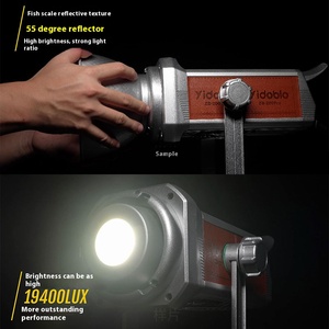 Led COB video ghi âm ánh sáng 200W có thể điều chỉnh màu Temp 27007500k cri95 + Điều khiển từ xa - Product Image 5