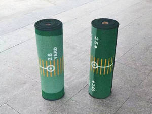 Tapete de nailon personalizado para practicar golf en interiores, alfombra de putting green, ayuda para el entrenamiento de minigolf - Product Image 3