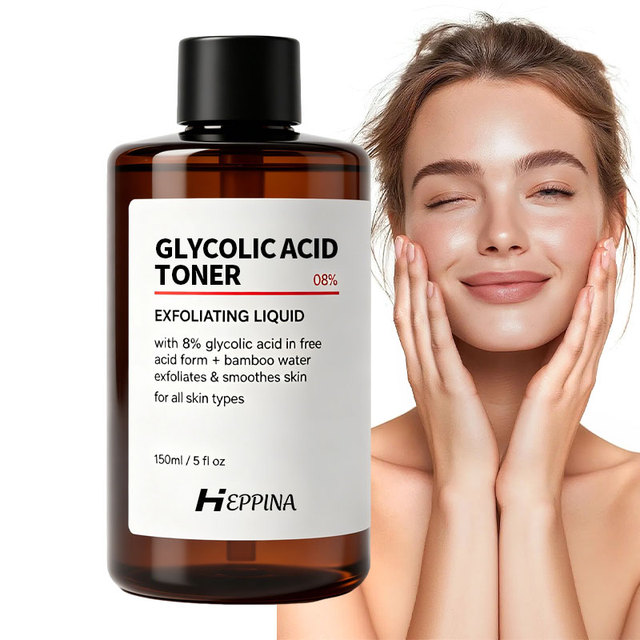 Bulk Glycolic Acid Liquid Exfoliating Toner Dirt Removal Even-Toning Skin Cell Renewal for Glowing Skin