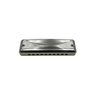Harmonica diatonique professionnelle Sessound OEM à 10 trous en acier inoxydable doré, tonalité Do majeur, modèle JH1020P2 - Product Image 2