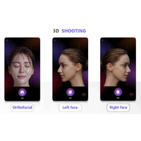 Super Sept. Système intelligent de détection cutanée portable Détecteur facial 3D Miroir magique Testeur de peau Scanner facial Analyseur cutané