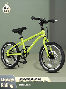 Belt Driven Single Speed Youth Mountain Bike 16" Teen Boys Girls Grease-Free Low Upkeep Outdoor <strong>Cycling</strong> Daily Recreation - Product Image 3
