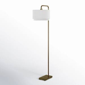 Lampe sur pied classique avec abat-jour en forme de <span class=keywords><strong>parapluie</strong></span>, design antique simple et plissé, pour salon, canapé, chevet, lecture - Product Image 6