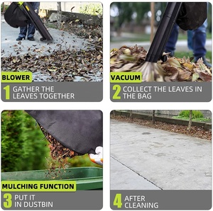 Souffleur de <span class=keywords><strong>feuilles</strong></span> électrique Vertak 3000W, broyeur de <span class=keywords><strong>jardin</strong></span>, souffleur <span class=keywords><strong>aspirateur</strong></span> à dos avec cordon pour souffler la neige, les <span class=keywords><strong>feuilles</strong></span>, nettoyer la cour et le patio - Product Image 5