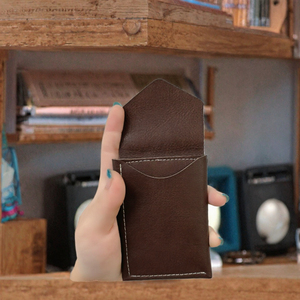 Genuine Leather <b>Men</b> Short <b>Wallet</b> Slim Bifold <b>Card</b> Holder RFID Blocking Vintage Pocket <b>Wallet</b> - Product Image 3
