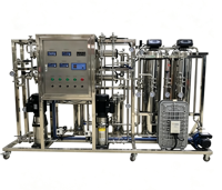 Équipement de purification d'eau par osmose inverse à double passage avec membrane RO 4040/8080 pour applications industrielles