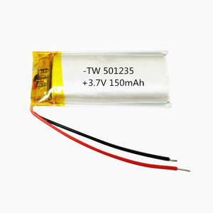 Factory Price Rechargeable battery small battery lithium polymer 3,7 v 501235, 150mAh tewaycell - Product Image 2
