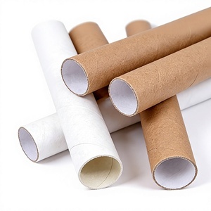 Tubo de Papel Redondo <span class=keywords><strong>Pergamino</strong></span> con Tapa de Plástico, Caja de Embalaje Cilíndrica para Pintura y Caligrafía, Tubos de Pintura en Rollo con Tapa - Product Image 3
