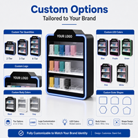 Direktvertrieb Großhandel Acryl Elektronischer Displayständer Zigarrenbox Vitrine Anpassbare Acryl-Displayregale