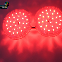 IP65 préprogrammé 1-16 E14 AC24 RGB LED Cabochon Light 100MM Auto Fun Amusement Lampe blanche en plastique PC pour parcs à thème