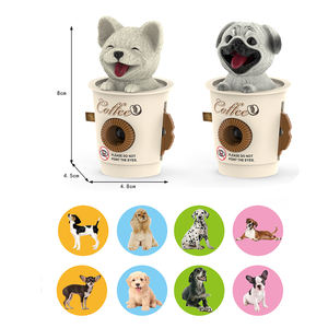 RS Plastik Evcil Köpek Kahve Fincanı Projektörü Fransız <span class=keywords><strong>Bulldog</strong></span> + Pug Işıklı Eğitici Oyunlar 4-6 Yaş Çocuklar İçin Model 2200-74 - Product Image 5