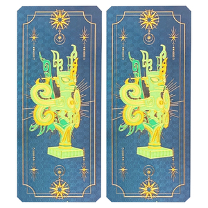 Custom Sublimation Chinese Style High-Quality Bookmark Sanxingdui Plastic Book Card - Product Image 2
