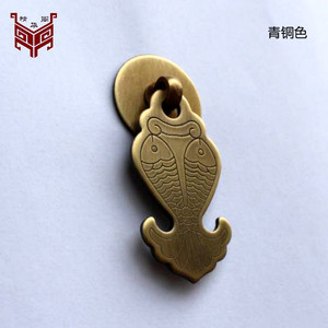Chinese Style Pure Brass Fish Shape Cabinet Handle For Drawer And Door - Product Image 2