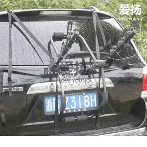 Support de vélo pour hayon de voiture à <span class=keywords><strong>3</strong></span> emplacements, fixation sur <span class=keywords><strong>attelage</strong></span>, moins cher - Product Image 4