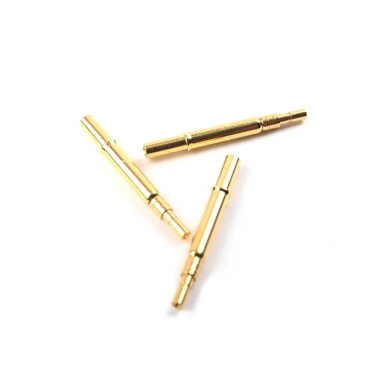 Copper pins female male brass contact pins plug high current gold plated terminal pins