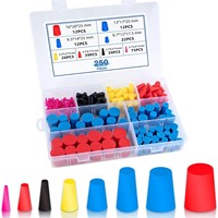 Bouchon en caoutchouc de silicone personnalisable, différentes tailles, pièces d'étanchéité fixes avec embout en caoutchouc naturel, produits en caoutchouc