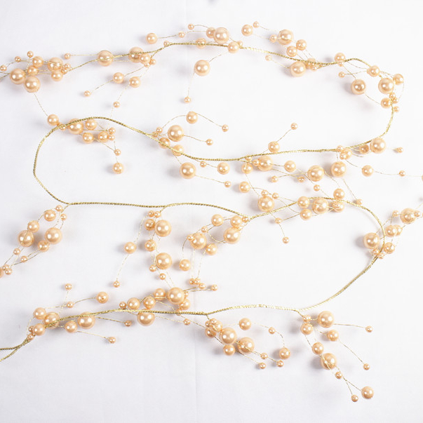 Лидер продаж, Рождественская елка, жемчужные бусины, гирлянда, Рождественское украшение