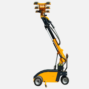 Elevador de vidrio eléctrico para cortina de vidrio al aire libre, instalación de elevación de pared, elevador de vacío de losa a la venta - Product Image 5