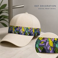 Ruban en polyester imprimé numériquement 35 mm, ruban gros-grain tissé pour bande de chapeau, accessoires vestimentaires, artisanat, couture