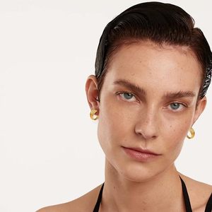 Cuff Earrings Zinc Alloy Gold Silver Plated Geometric Design Fashionable <b>Statement</b> Earrings For Women Jewelry Accessories - Product Image 3