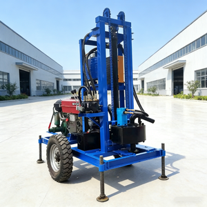 Буровая установка для водяных скважин с бензиновым/дизельным двигателем, портативная, напрямую от производителя, глубина бурения до 180 м, мини, максимальная глубина бурения 150 м - Product Image 5