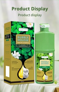Shampoo colorant capillaire semi-permanent 500 ml à base de plantes vertes, crème colorante pour tous types de cheveux, très vendu - Product Image 2