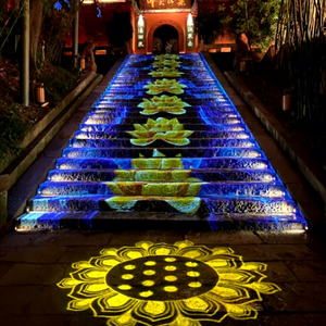 4 in 1 Gobo <b>Projector</b> for Multiple Logo Image and Decorative Pattern Projection with Flexible <b>Lighting</b> Effects - Product Image 1