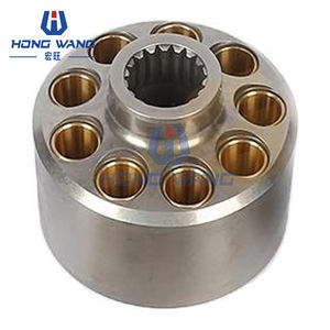 Kit de réparation de pompe hydraulique d'excavatrice : Bloc-cylindres, entretoise de retenue, plaque de retenue de sabot de piston pour (JIC) JMF-64 NEUF - Product Image 5