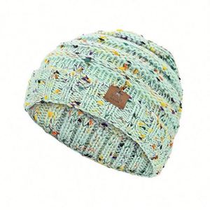 Fashion Plain <b>Hat</b> <b>Beanies</b> With Custom Embroidery Knit Winter Thick Solid Fleece Lined <b>Beanie</b> <b>Hats</b> for Kids - Product Image 4