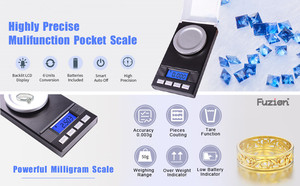 Hohe Genauigkeit 0,001g 100g elektronische Schmuck labor waage Diamond Gold Germ Medicinal Pocket Digital Milligram Scale <span class=keywords><strong>Balance</strong></span> - Product Image 5