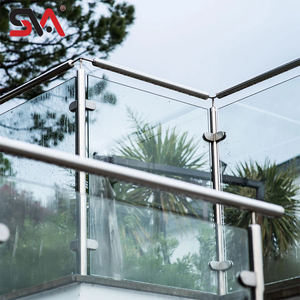 Pince <span class=keywords><strong>à</strong></span> verre carrée en alliage de zinc SVA-Z147B pour rampe de centre commercial et balustrade de balcon-Résistant <span class=keywords><strong>à</strong></span> la rouille - Product Image 4