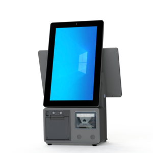 Tự phục vụ kiosk hệ thống POS với 15.6-inch thông minh Màn hình cảm ứng tương tác tự thanh toán Android Quad-core kim loại - Product Image 1