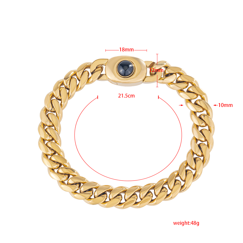 10mm Black Zircon Bracelet