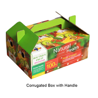 Carton de fruits personnalisé OMT Carton d'emballage de papier d'emballage ondulé pour tomates légumes Boîte d'emballage en carton ondulé pour légumes