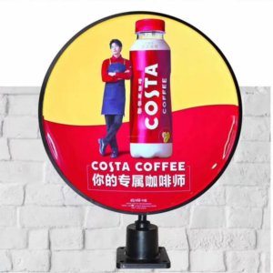 Chất lượng cao tùy chỉnh Thông tư LED xoay quảng cáo hộp Đèn ngoài trời Bảng <span class=keywords><strong>Menu</strong></span> với khung nhôm - Product Image 4