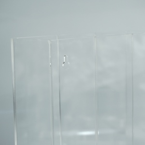 ลดราคา! ตู้โชว์เสื้อผ้าอะคริลิคใสแบบประกอบสำเร็จ ล้างทำความสะอาดได้ เป็นมิตรกับสิ่งแวดล้อม สำหรับจัดเก็บเสื้อผ้าที่บ้าน - Product Image 6