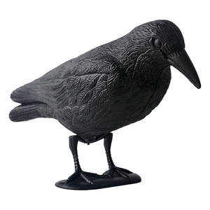 Ornement de <span class=keywords><strong>jardin</strong></span> Décor de chasse floqué détachable Statues d'oiseaux artificielles Décoratif réaliste Leurre de corbeau volant en plastique simulé - Product Image 4