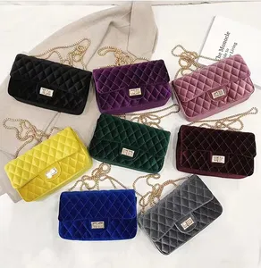 China manufacturer wholesale OEM logo Mini Pleuche Bag Handbag Shoulder Bag For Women