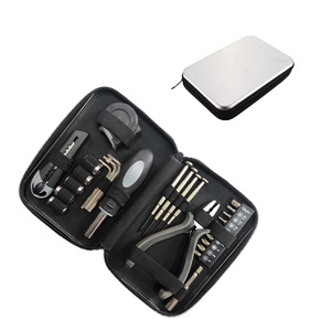 Kit d'outils à main en acier au carbone de haute qualité avec logo personnalisé, 27 pièces, avec étui en fer pour promotions - Product Image 5