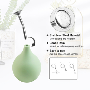 Esschert Design TG279 PVC + bulbo in acciaio inox fiore sprinkler irrigazione globi palla, innaffiatoio - Product Image 5