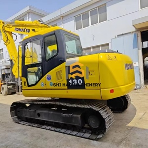 รถขุดตีนตะขาบโคมัตสึ PC130 มือสอง 13 ตัน ทนทานและมีประสิทธิภาพสำหรับงานก่อสร้างและฐานรากอาคาร - Product Image 1