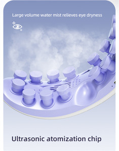 Nano Mist Steam Eye Care Machine Timing Control Acupoint Trigger Point Vibration <b>Heat</b> Compression Relieves Eye Fatigue - Product Image 5