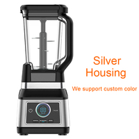 Blender professionnel de cuisine robuste 265398 1500W 2L, fonctionnement silencieux, haute vitesse et auto-nettoyage