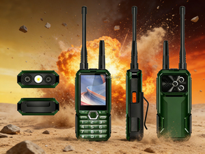 Nuevo Teléfono <span class=keywords><strong>Celular</strong></span> con Teclado, Doble SIM, 4G, Resistente al Agua y a Golpes, en Español/Alemán/Francés, para Personas Mayores - Product Image 4